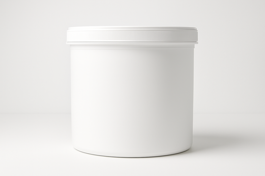 1 gallon size of body butter all white