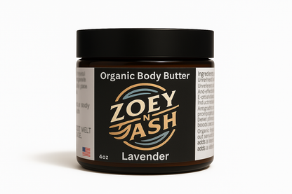 Organic Body Butter Lavender 4oz