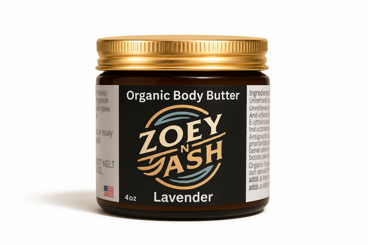Organic Lavender Body Butter - 4 oz