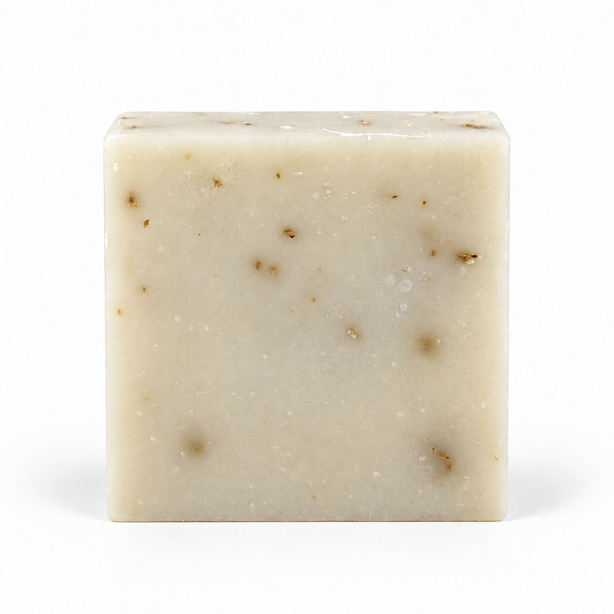 Jewelweed Goats Milk, single soap bar in sharp detail on a white background.
