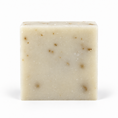 Jewelweed Goats Milk, single soap bar in sharp detail on a white background.