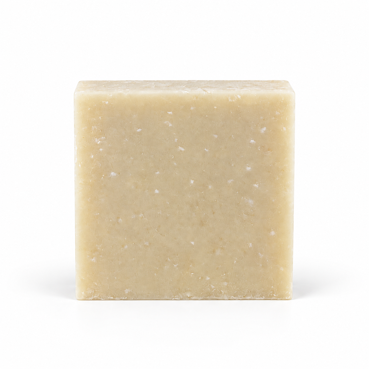 Milk and Collagen with Goat's Milk, single soap bar in sharp detail on a white background.