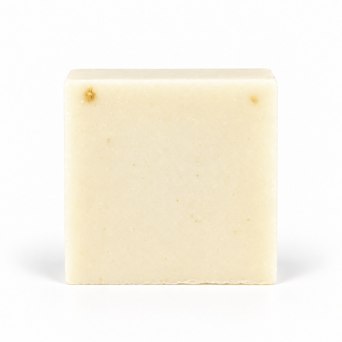 Unscented Goats Milk, single soap bar in sharp detail on a white background.