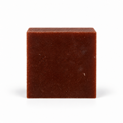 Vanilla Oatmeal, single soap bar in sharp detail on a white background.